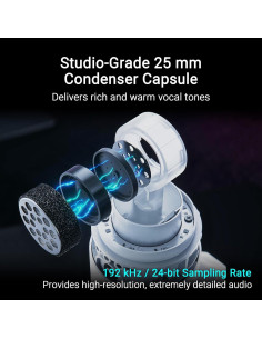 Micrófono de Juego Condensador ASUS ROG Carnyx Negro 192 kHz 2