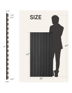 Paneles Acústicos Absorbentes Upick 8 Piezas 121.9x61 cm Negro Mate 2