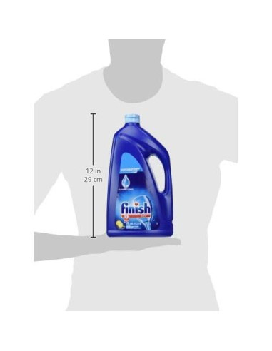 Finish Gel Detergente para Lavavajillas Automático 2x2.2L Limón