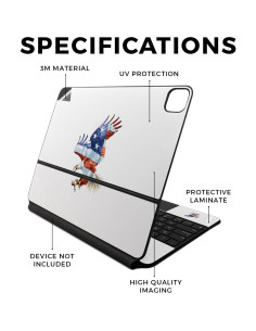 Funda Vinilo Protectora MightySkins para Apple Magic Keyboard 13" 2