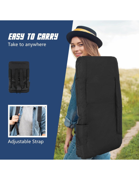 Silla de Estadio Portátil Oteymart Ancha 15.74-20.47 cm Ajustable