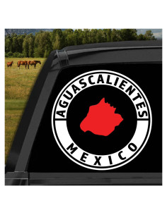 Calcomanía de Vinilo Aguascalientes para Carro y Troca 12.7 cm