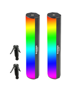 2PACK Luz LED RGB Portátil HAFOKO con Batería 3000mAh