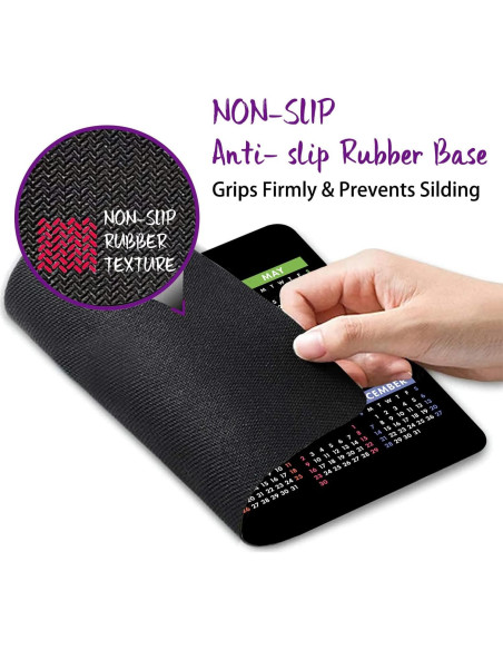 Alfombrilla de Ratón Ghatobty Calendario 2025 24.1x20.3 cm