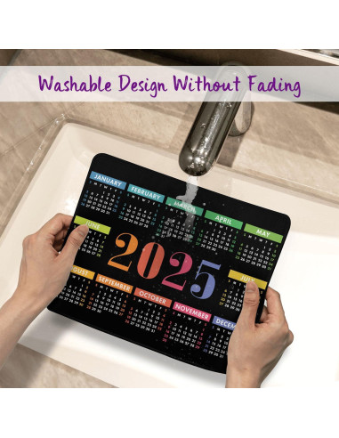 Alfombrilla de Ratón Ghatobty Calendario 2025 24.1x20.3 cm