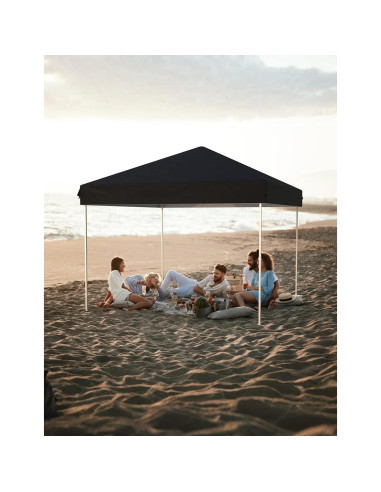 Carpa Plegable 3x3m OUTGOODS con Protección UV y Altura Ajustable