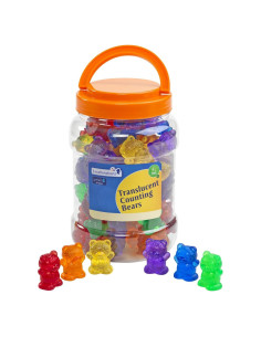 Osos Contadores Translúcidos 72 Piezas - Descuento Suministros