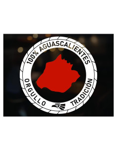 Calcomanía Vinilo Aguascalientes para Camiones 12.7 cm