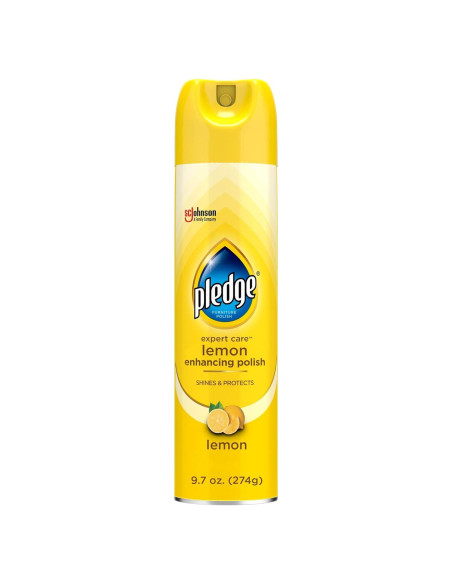 Pledge Pulidor de Madera Limón 275g Spray para Muebles