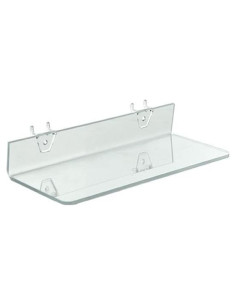 Estante Acrílico Transparente Azar Displays 556017 34.3x10.2 cm (Paquete de 4)