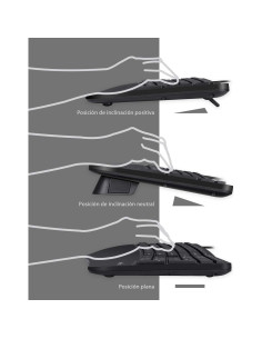Combo Teclado y Ratón Ergonómico Perixx PERIDUO-505ES QWERTY 2