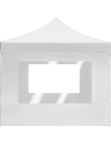 Carpa de Fiesta Plegable ANYCHOLE 4.3x3m Blanca con Paneles