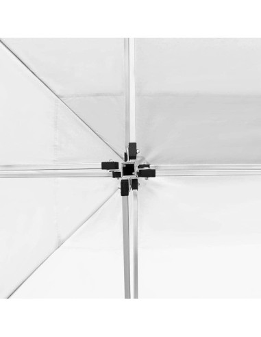 Carpa de Fiesta Plegable ANYCHOLE 4.3x3m Blanca con Paneles