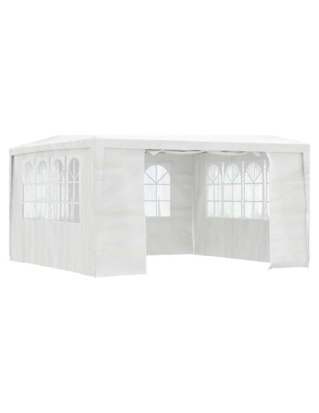 Carpa Profesional KCCLVER 4x4m Blanca con Paredes Laterales