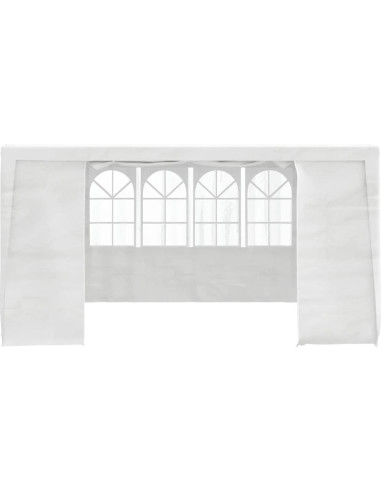 Carpa Profesional KCCLVER 4x4m Blanca con Paredes Laterales