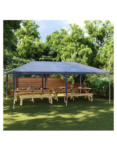 Carpa de Fiesta ANYCHOLE 3.99x5.49m Azul Resistente UV
