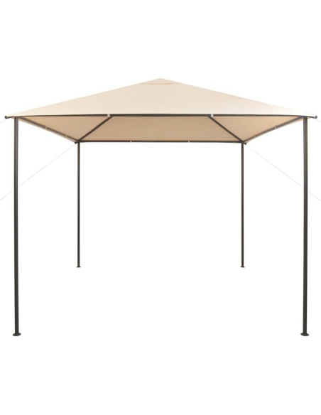 Gazebo KCCLVER 3x3m Beige Resistente al Agua para Jardín