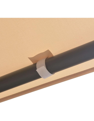 Gazebo KCCLVER 3x3m Beige Resistente al Agua para Jardín