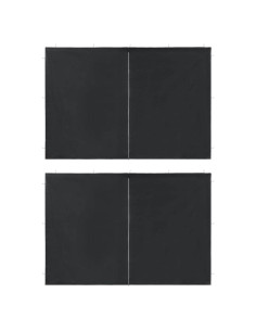 Pared Lateral para Carpa de Fiesta MNISDFL 300x195cm Antracita