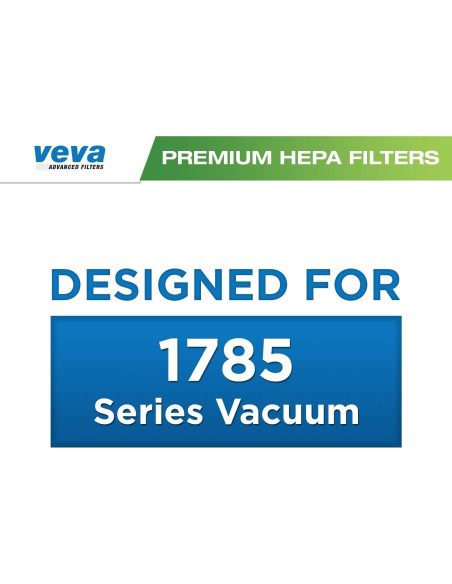 Conjunto de 6 Filtros HEPA VEVA para Aspiradoras Bissell 1866