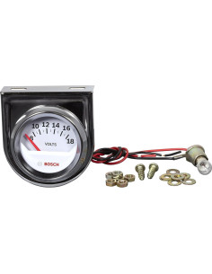 Medidor Eléctrico de Voltaje Bosch SP0F000043 2" Dial Blanco 2