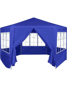 Carpa Hexagonal KCCLVER 2m x 2m Azul Resistente al Agua 2