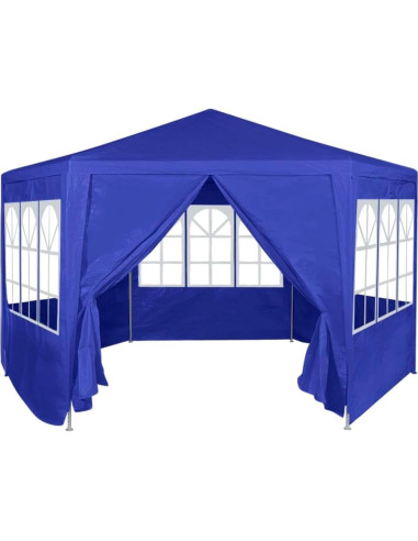 Carpa Hexagonal KCCLVER 2m x 2m Azul Resistente al Agua