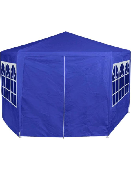 Carpa Hexagonal KCCLVER 2m x 2m Azul Resistente al Agua