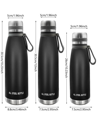 Termo Zalaxt de Acero Inoxidable 22oz A Prueba de Fugas