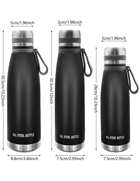 Termo Zalaxt de Acero Inoxidable 22oz A Prueba de Fugas