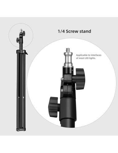 Trípode de Luz Yongnuo 190cm para Fotografía con Rosca 1/4"