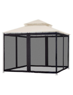 Malla de Reemplazo Universal Yescom para Gazebo 3x3 m