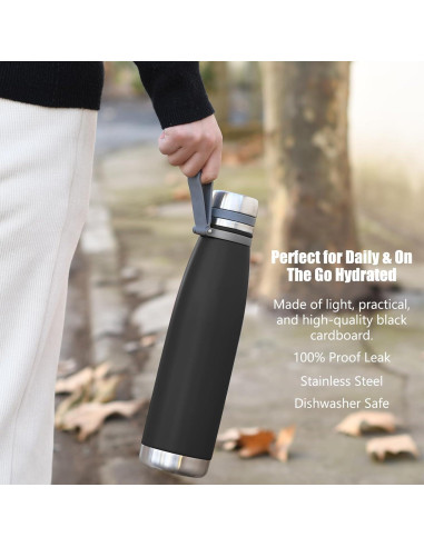 Termo Zalaxt de Acero Inoxidable 22oz A Prueba de Fugas