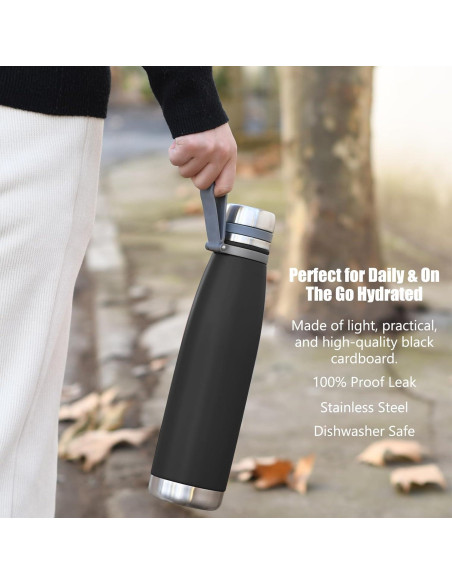 Termo Zalaxt de Acero Inoxidable 22oz A Prueba de Fugas