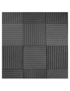 Kit de Espuma Acústica SoundAssured 1" - 6 Paneles 30.48x30.48cm