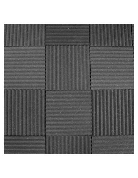 Kit de Espuma Acústica SoundAssured 1" - 6 Paneles 30.48x30.48cm