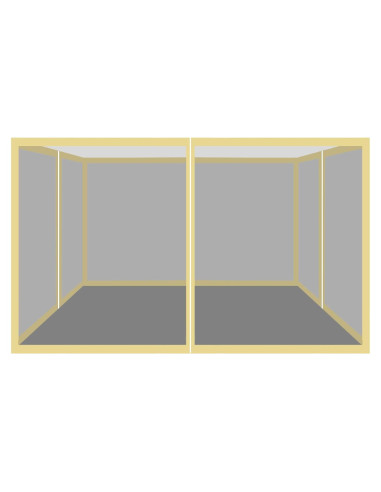 Pared Lateral de Malla Strong Camel 2.44m x 2.44m Beige