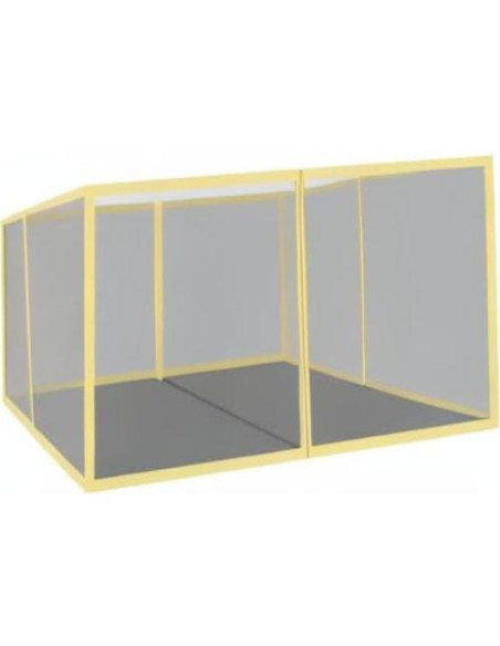 Pared Lateral de Malla Strong Camel 2.44m x 2.44m Beige