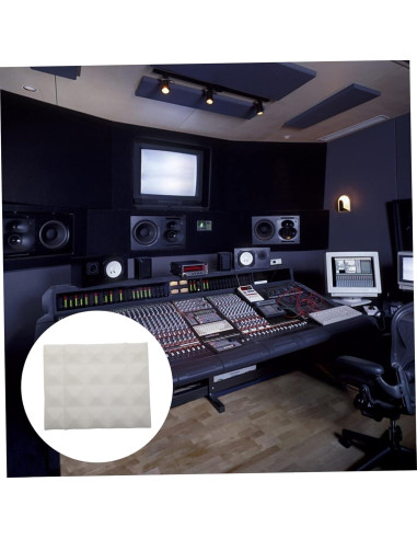 Paneles Acústicos ERINGOGO 12 Pcs 25x25x5cm Aislamiento Sonoro