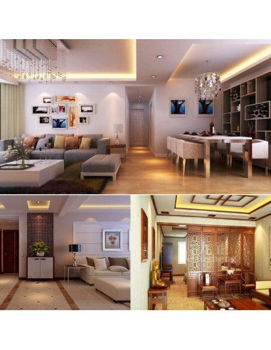 Tira de LED SMD 5050 XUNATA 1m Blanco Cálido Impermeable