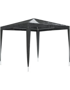 Carpa Plegable YELWHI 2.5m x 2.5m Antracita Resistente UV 2
