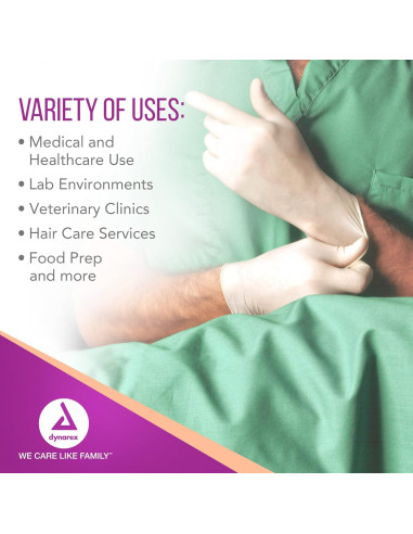 Guantes Quirúrgicos Estériles Dynarex Láttex 50 Pares T6