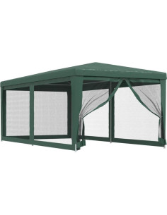 Carpa de Fiesta YELWHI 2.95m x 5.97m Verde Resistente al Agua 2