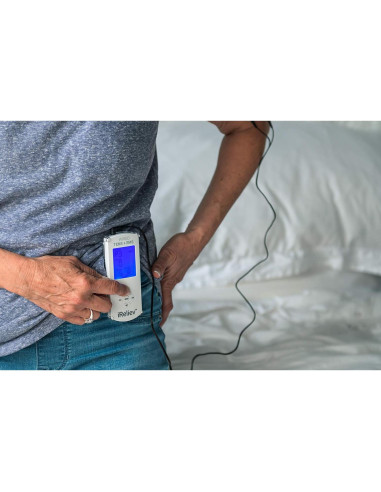 Unidad TENS + EMS iReliev ET-8080, 14 Modos, Pantalla Iluminada