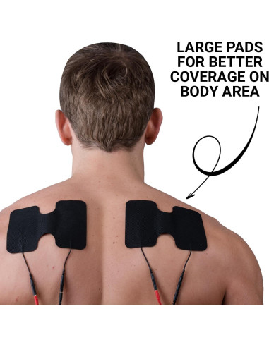 Unidad TENS + EMS iReliev ET-8080, 14 Modos, Pantalla Iluminada