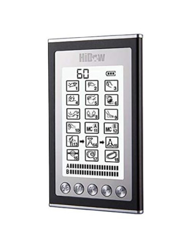 Unidad TENS HiDow AcuXPD-S 18 Modos | EMS | Doble Canal