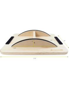 Tabla de Equilibrio Rocker ProsourceFit de Madera Antideslizante 39.5cm 2