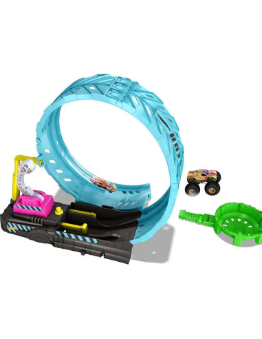 Hot Wheels Monster Trucks Brillo en la Oscuridad Playset