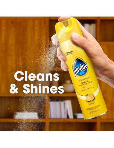 Pledge Pulidor de Madera Limón 275g Spray para Muebles