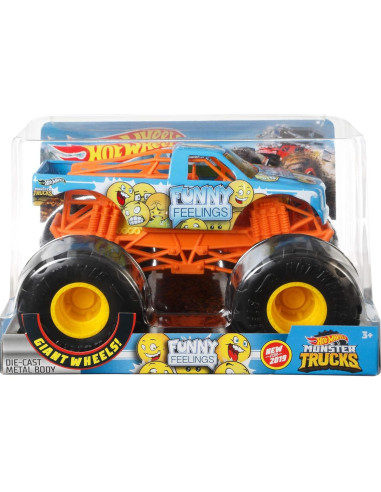 Camión Monster Truck Hot Wheels 1:24 Metal Fundido
